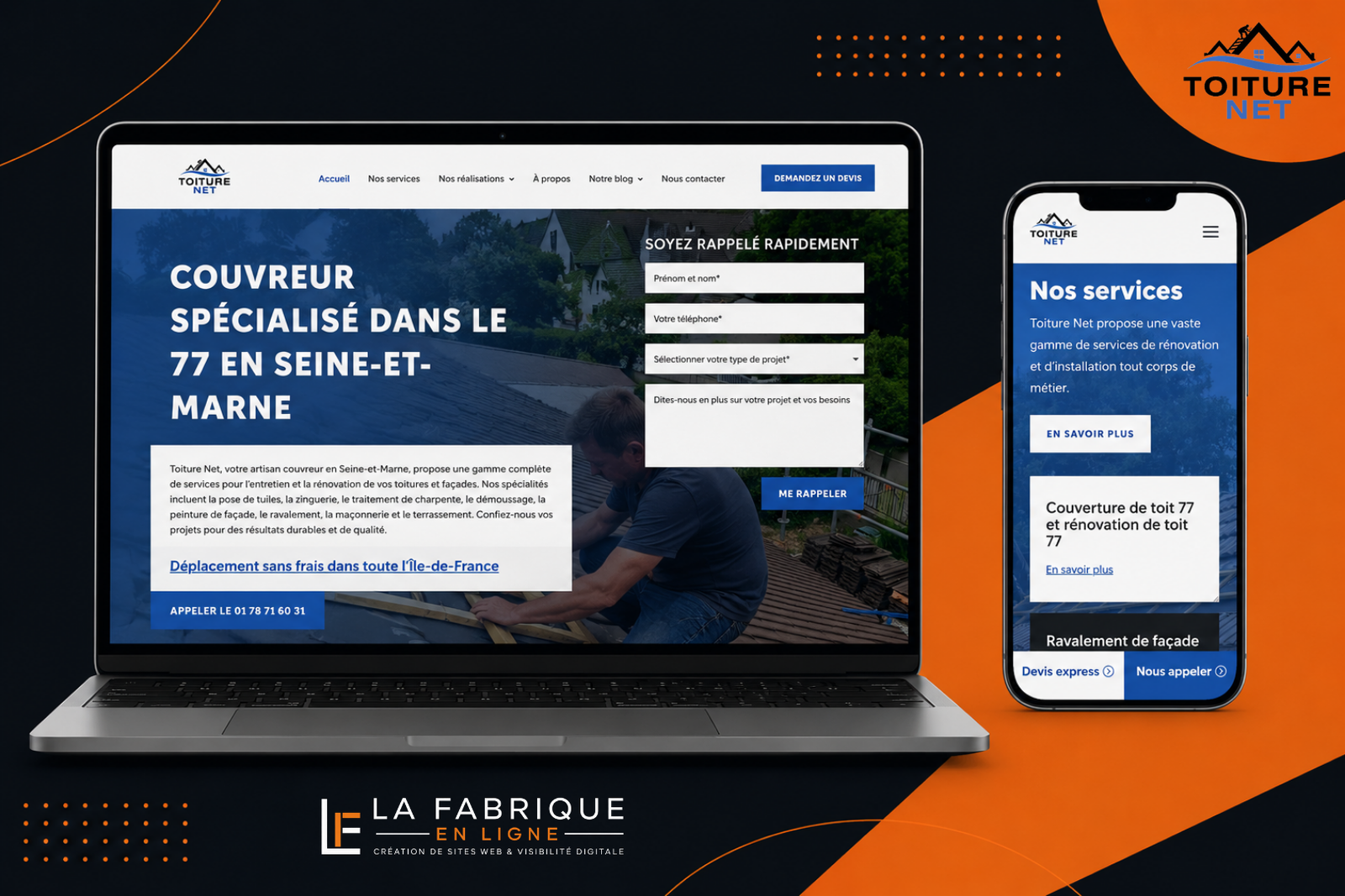 Mockup toiturenet
